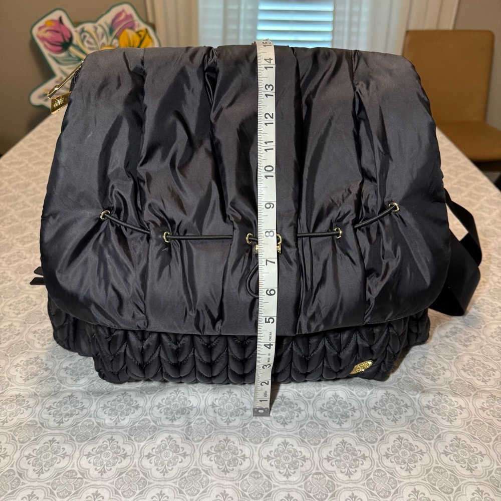 HAPP Levy Black Quilted Diaper Backpack - Black - Picture 16 of 16